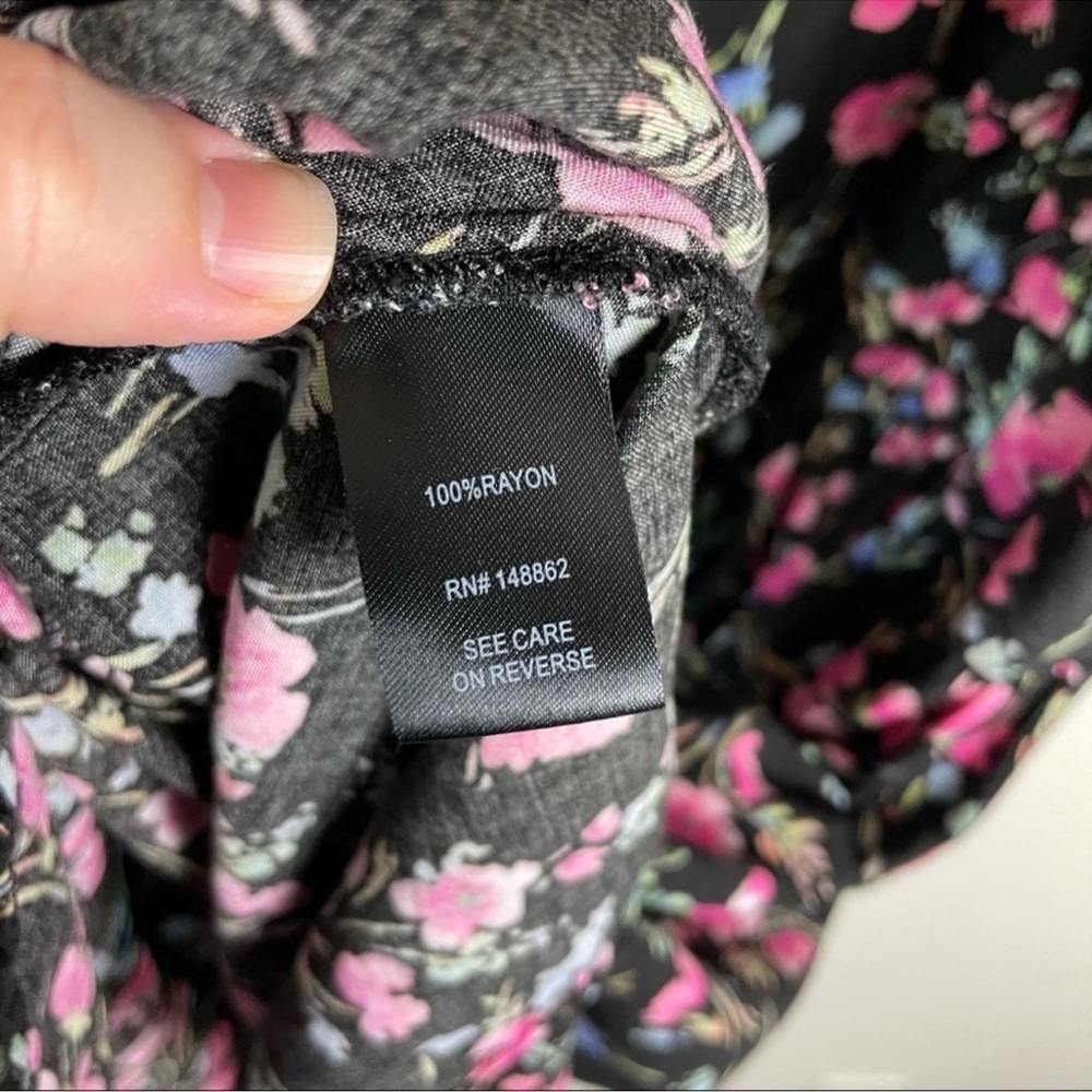 Torrid Floral Button Front Challis Dress 2X - Picture 12 of 14